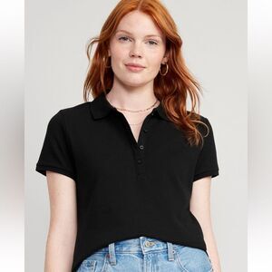 Bundle of 2 Old Navy Women’s Black Polo Shirts – Size L